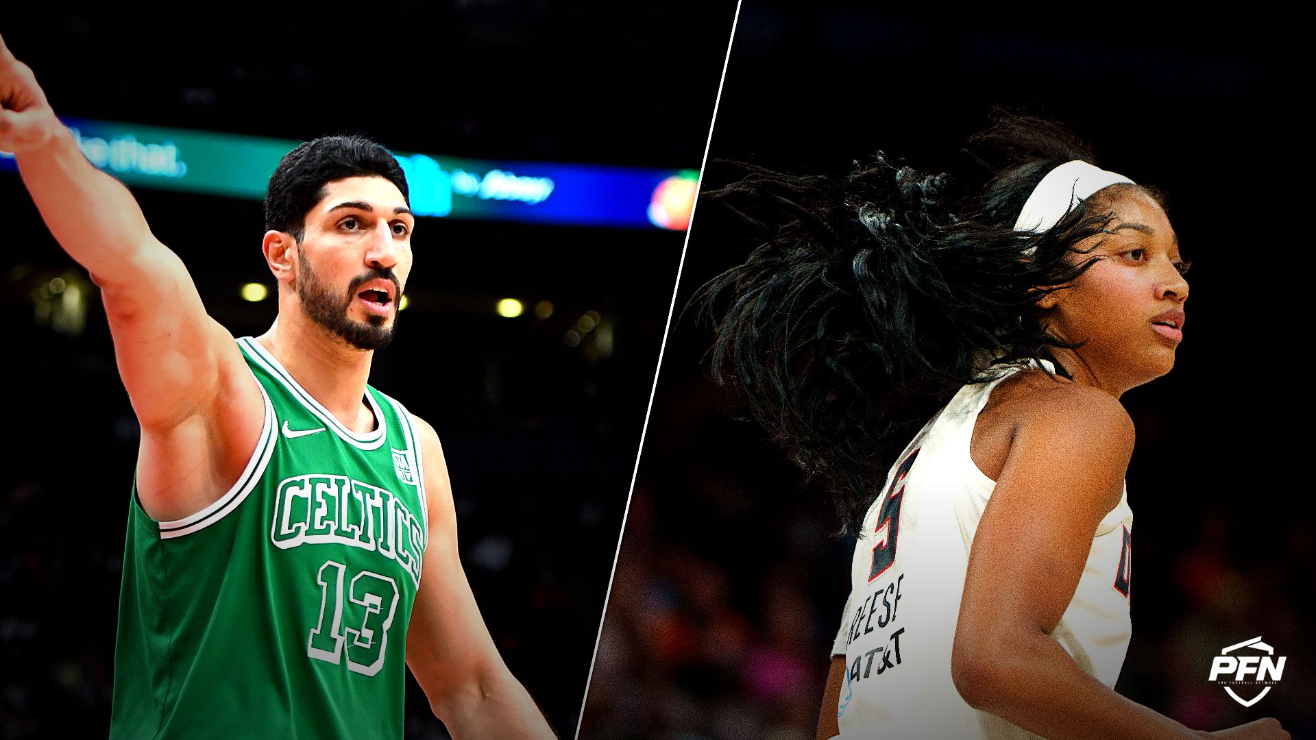Collage featuring BASKETBALL-NBA-TOR-BOS/ and BASKETBALL-WNBA-PHO-ATL/.
USA TODAY Sports / IMAGN IMAGES via Reuters Connect