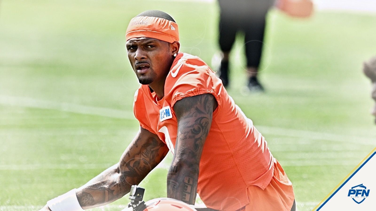 Deshaun Watson, source: Jul 29, 2026; Berea, OH, USA; Cleveland Browns quarterback Deshaun Watson (4) at CrossCountry Mortgage Campus.