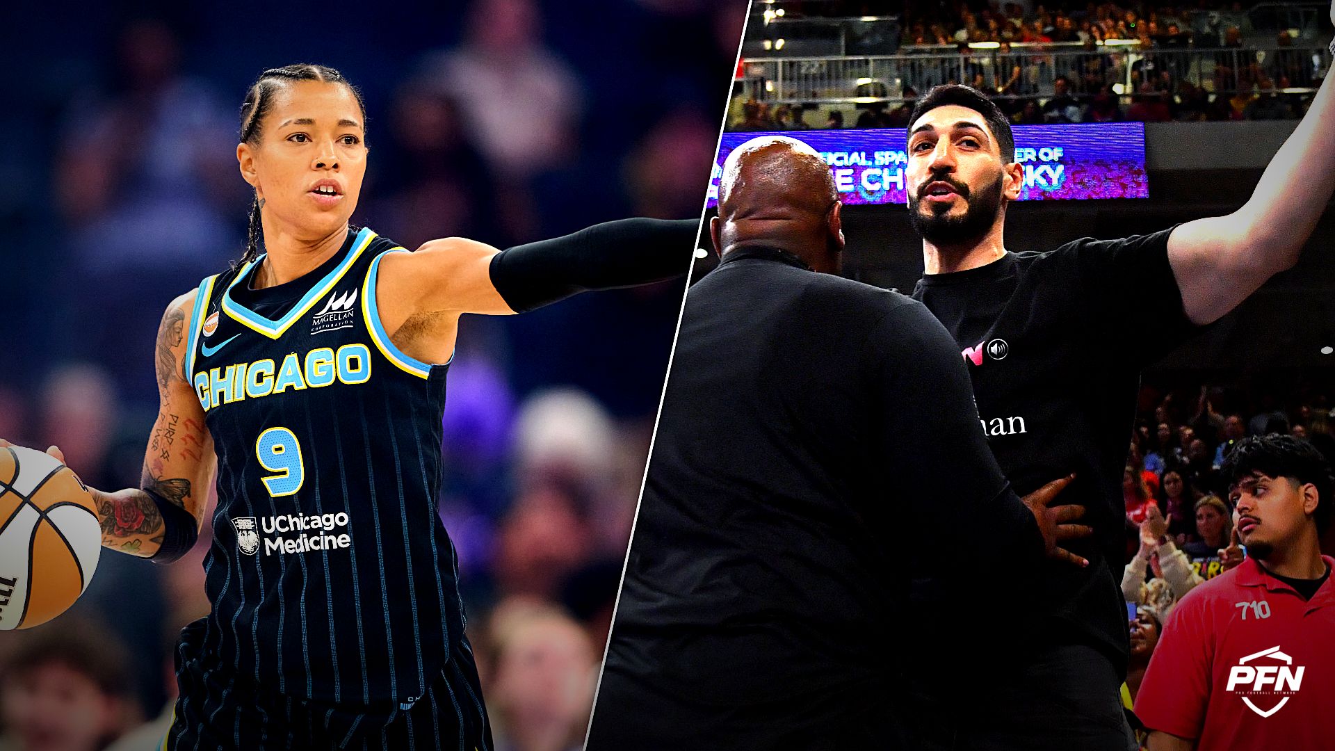 Collage featuring BASKETBALL-WNBA/ and BASKETBALL-WNBA-CHI-IND/.
IMAGN IMAGES via Reuters Connect