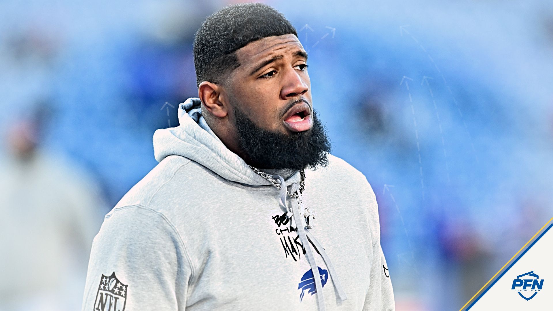 Buffalo Bills defensive tackle Ed Oliver.