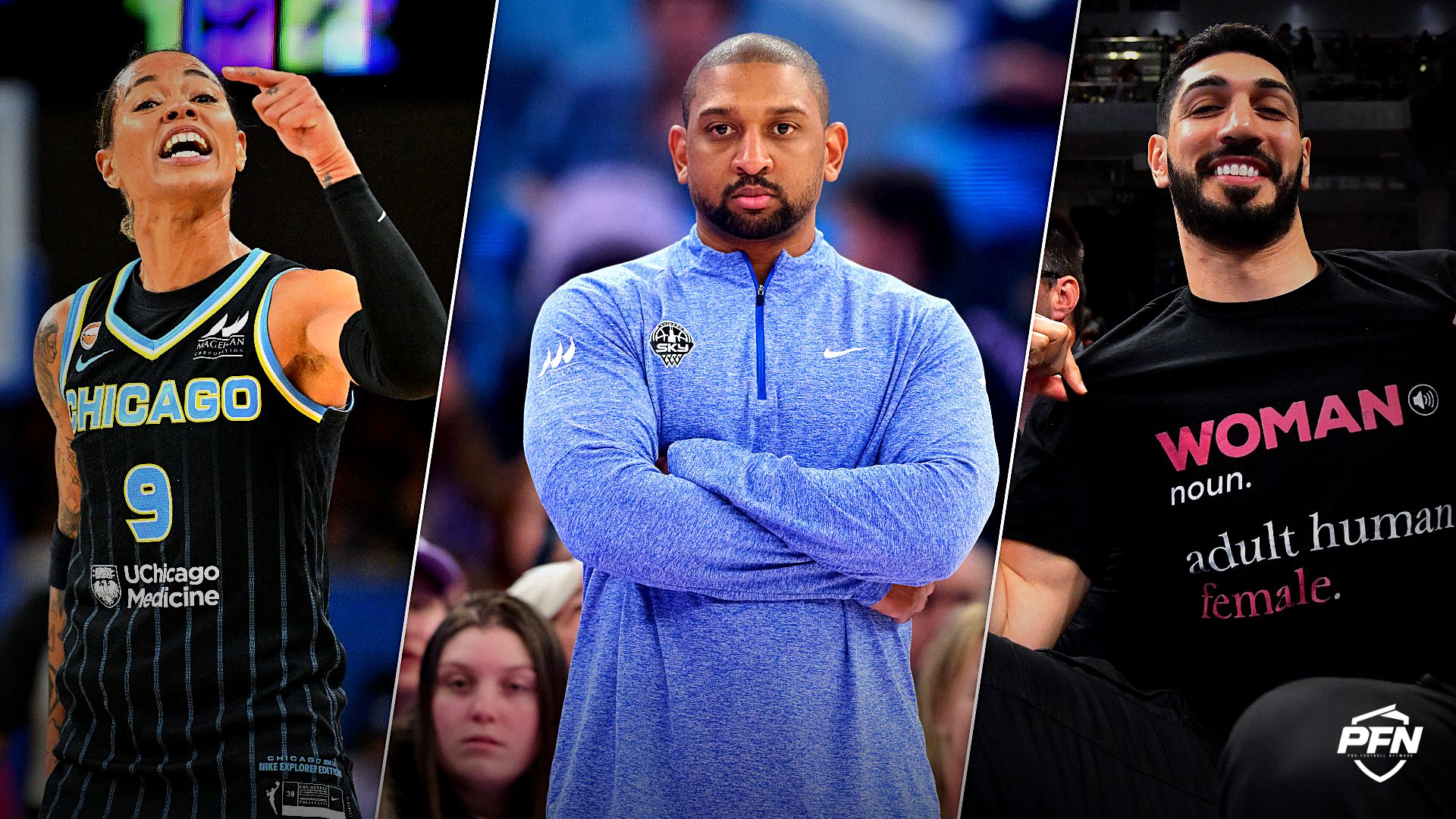 Tyler Marsh backed Natasha Cloud after her heated exchange with Enes Kanter during the Sky’s loss to the Fever.
