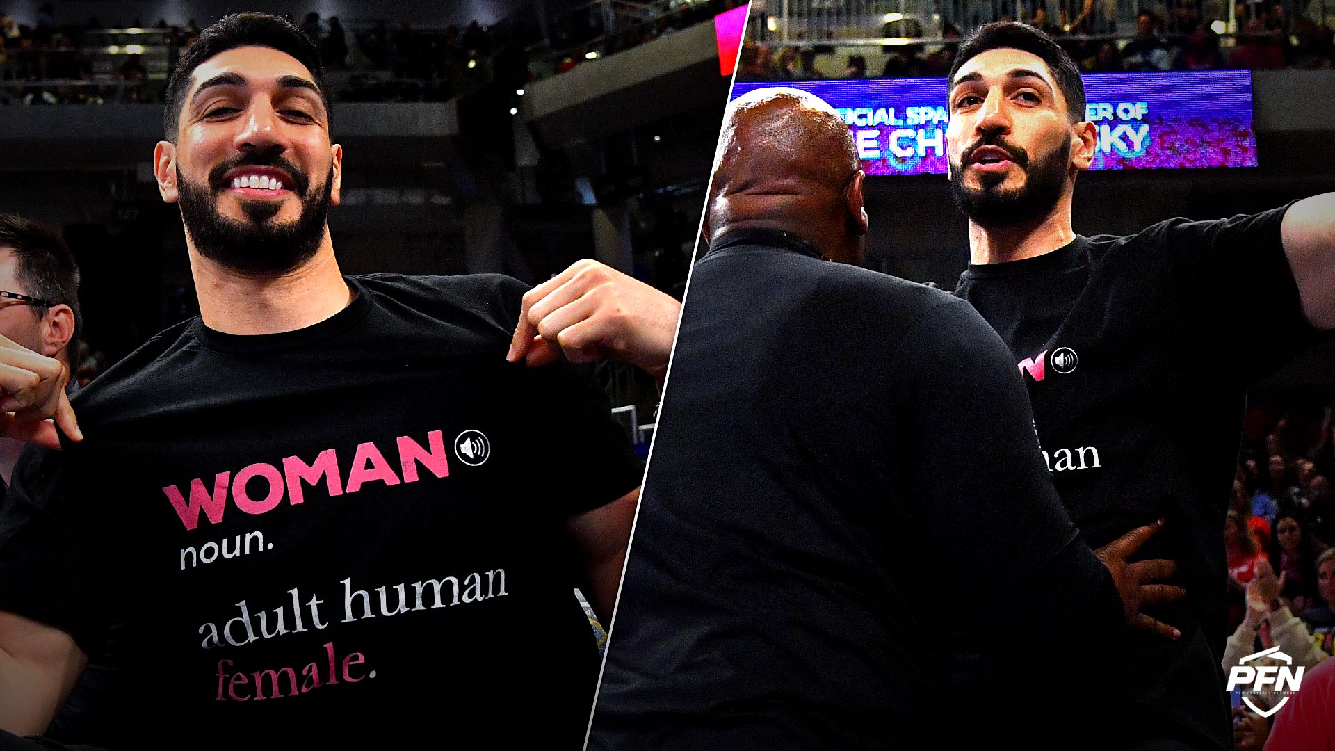 Enes Kanter responds to reports about his eligibility for the 2027 WNBA draft.