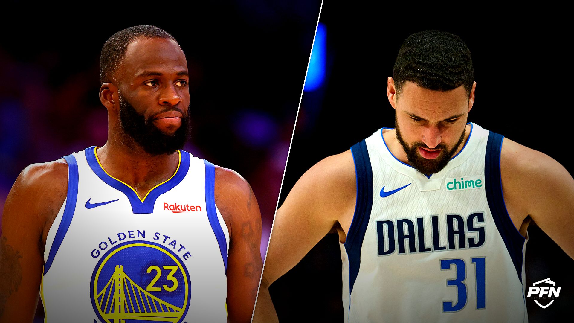 Collage featuring BASKETBALL-NBA-PHX-GSW/ and BASKETBALL-NBA-POR-DAL/.
IMAGN IMAGES via Reuters Connect