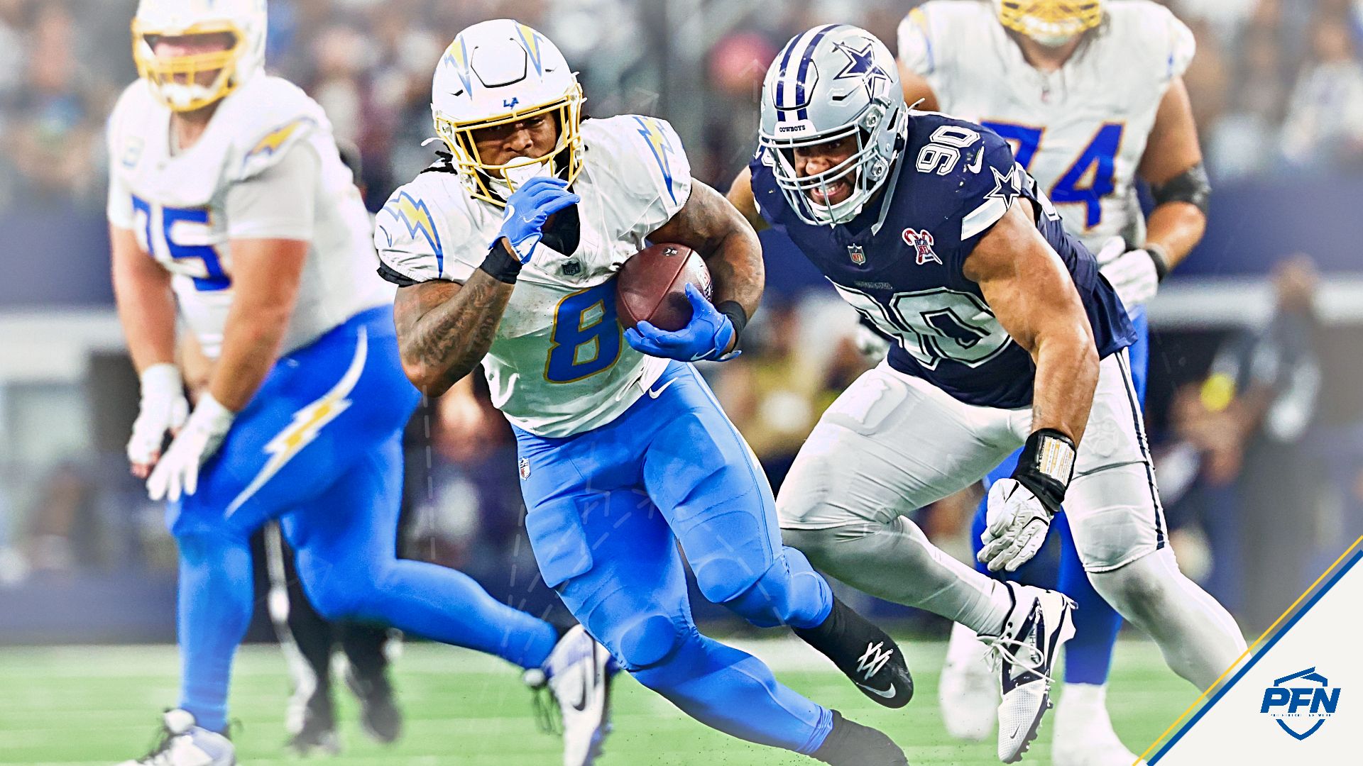 Updated Omarion Hampton Fantasy Outlook 2026: Chargers RB Faces a Crowded Backfield