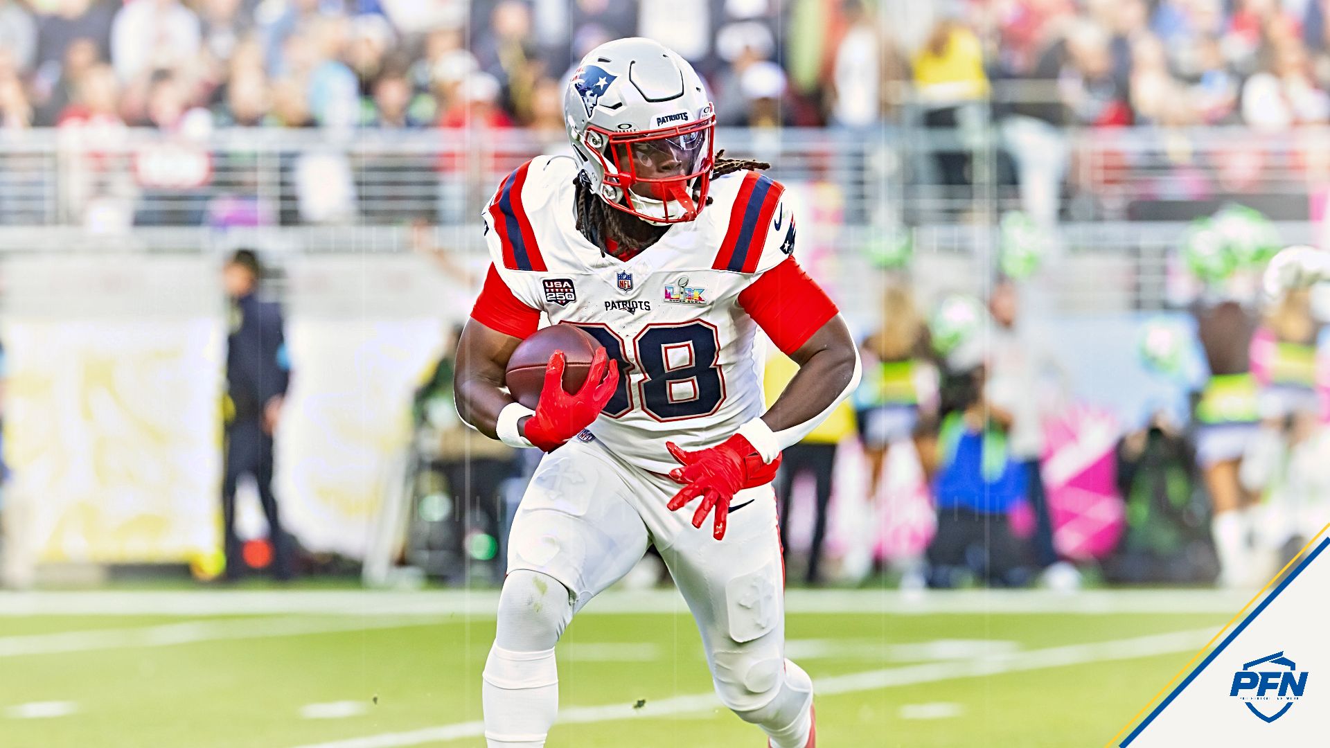 Updated Rhamondre Stevenson Fantasy Outlook 2026: Patriots RB Is a Regression Candidate