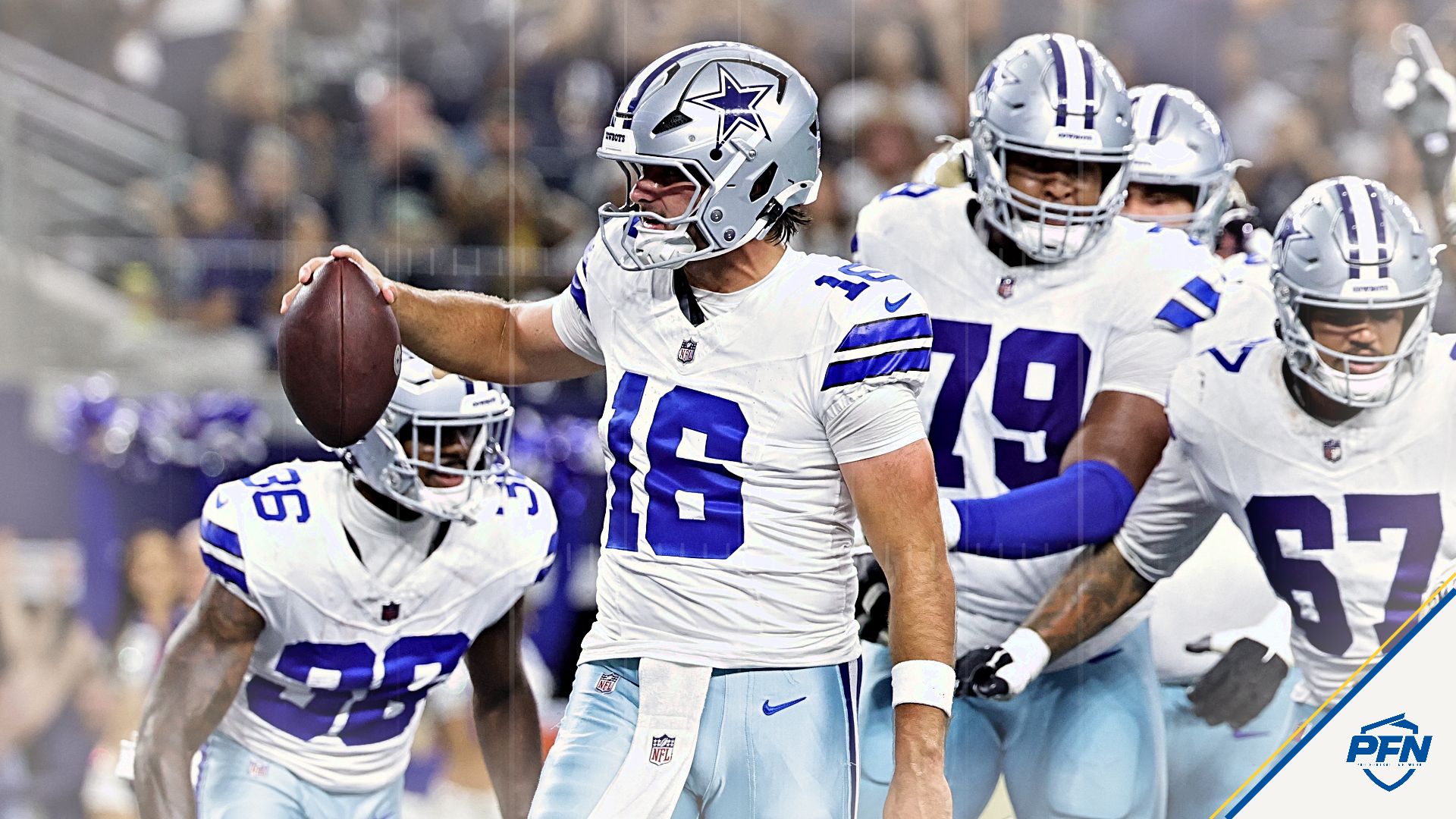 Dallas Cowboys at AT&T Stadium.