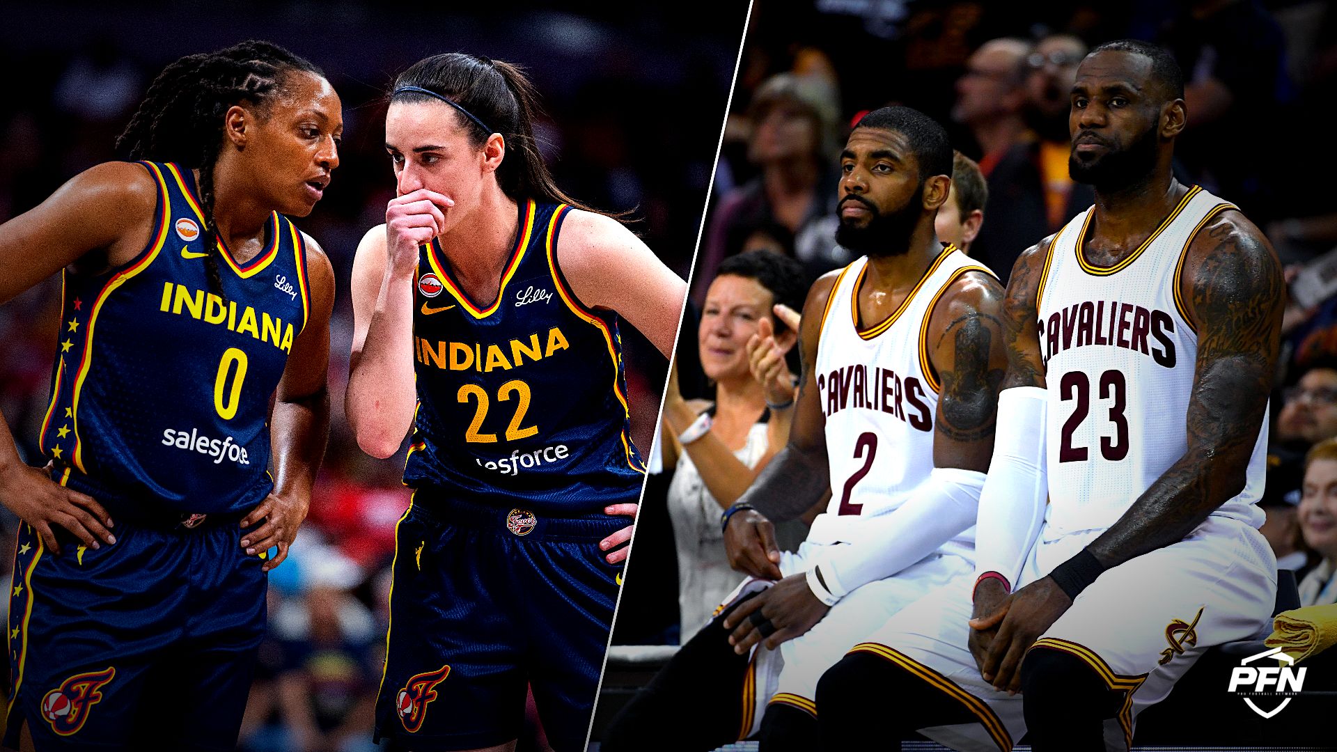 A bold comparison between Caitlin Clark, Kelsey Mitchell, LeBron James and Kyrie Irving has Jason Whitlock questioning the logic.