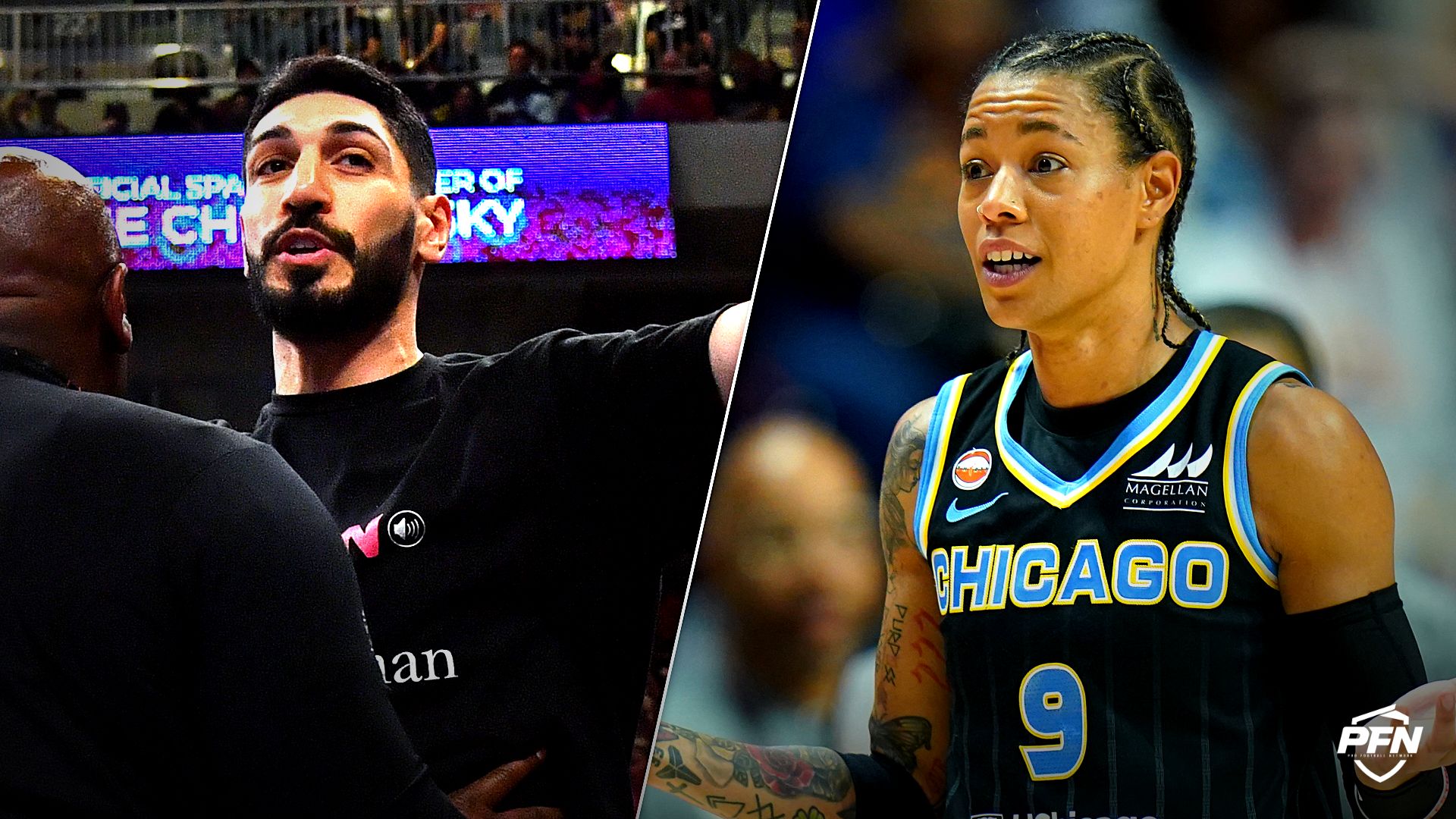 Collage featuring BASKETBALL-WNBA-CHI-IND/ and BASKETBALL-WNBA-CON-CHI/.
IMAGN IMAGES via Reuters Connect