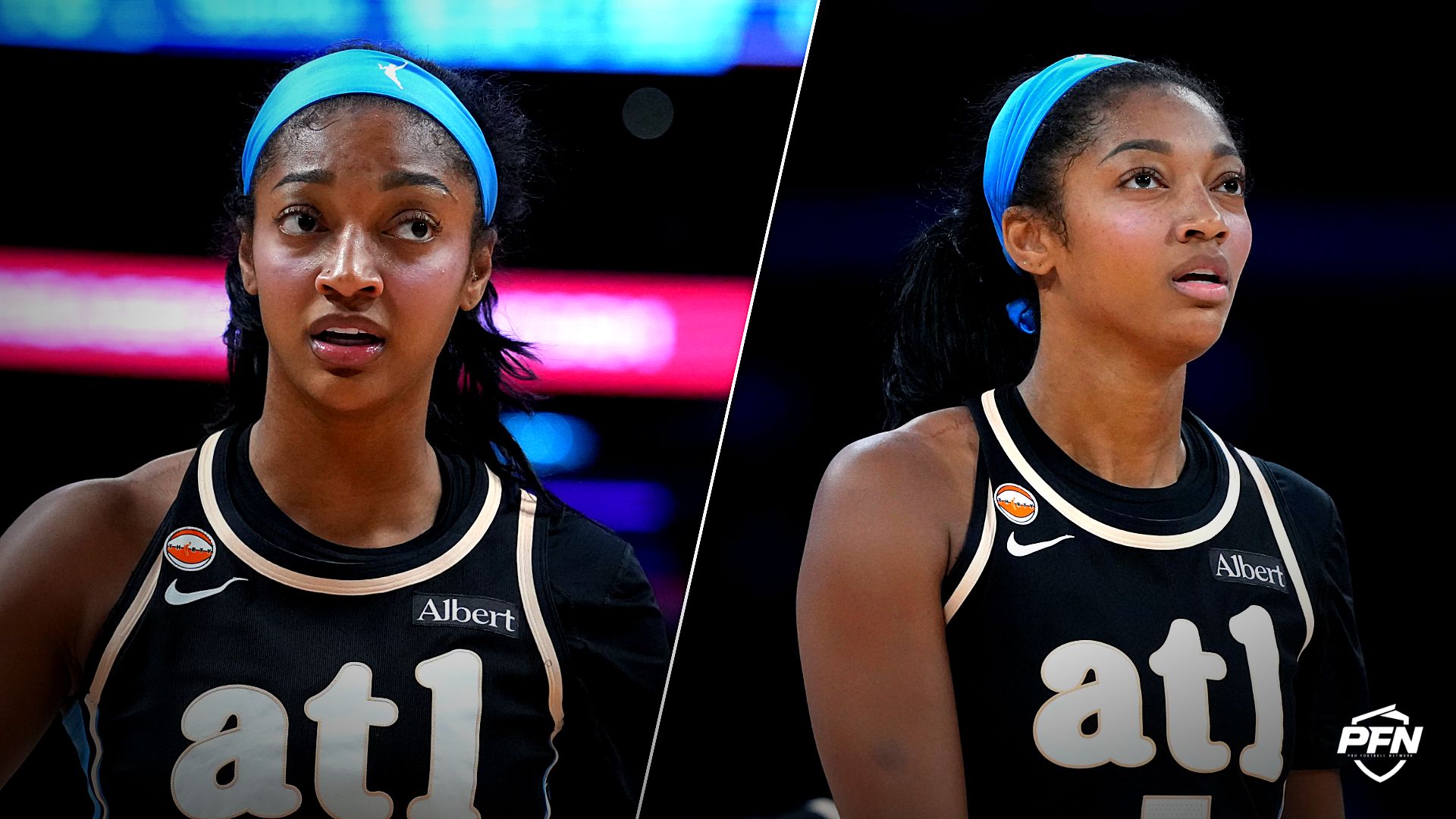 Collage featuring BASKETBALL-WNBA-LAS-ATL/ and BASKETBALL-WNBA-LAS-ATL/.
IMAGN IMAGES via Reuters Connect