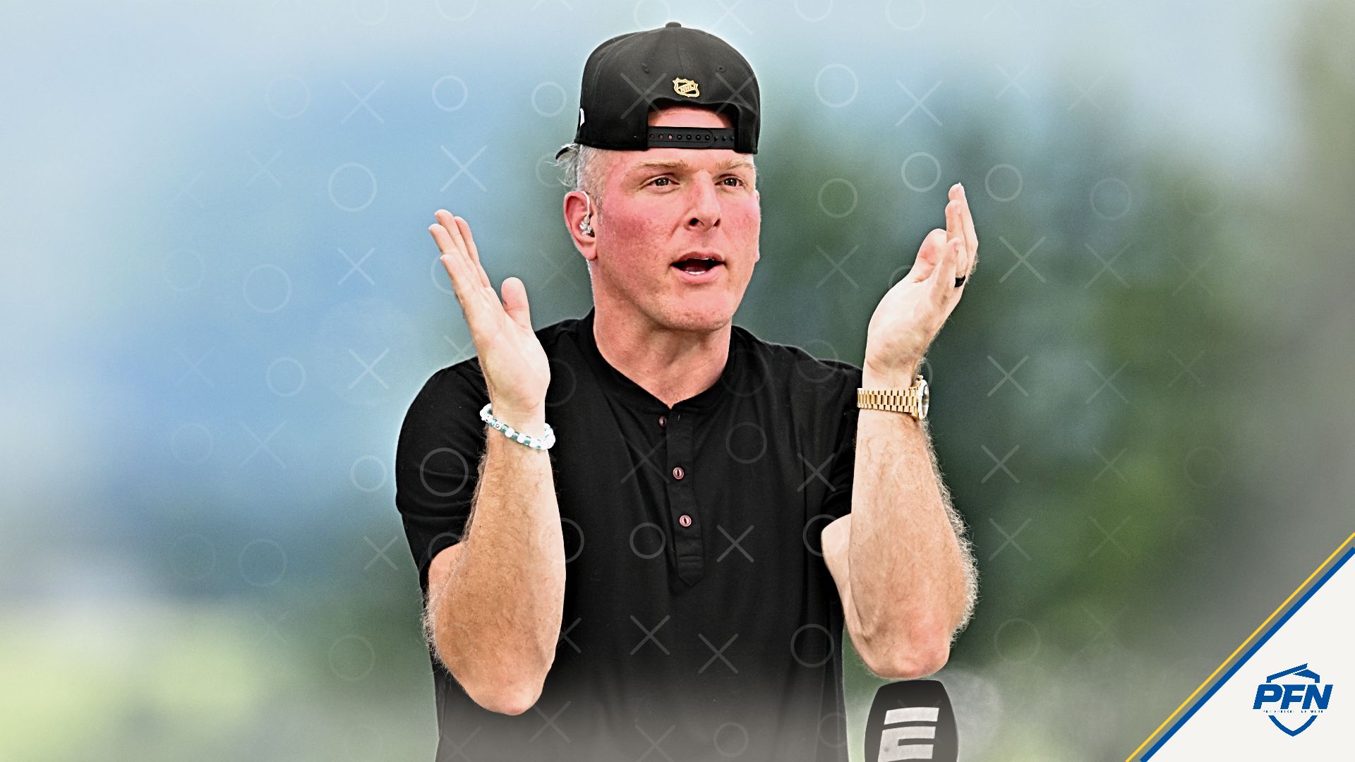Pat McAfee, host of ESPN’s sports talk show The Pat McAfee Show.