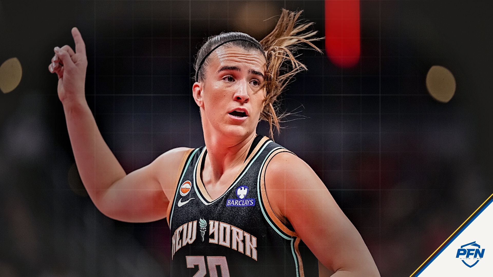 New York Liberty guard Sabrina Ionescu (20) rushes up the court on Tuesday, Aug. 11, 2026, during the game at Gainbridge Fieldhouse in Indianapolis.
USA TODAY Network via Reuters Co