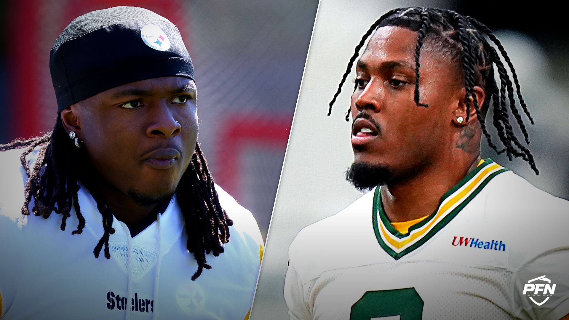 ‘Josh Jacobs Must Be Cooked’ - NFL Fans React to Packers Trading for RB Kaleb Johnson. Credit: IMAGN IMAGES via Reuters Connect,
USA TODAY Network via Reuters Connect
