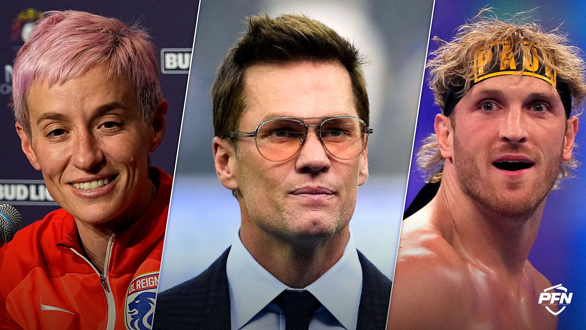 ‘Tom Brady, What Are We Doing?’ — USWNT Legend Megan Rapinoe Calls Out NFL Icon’s 'Bizarre' Fake Beef With Logan Paul
