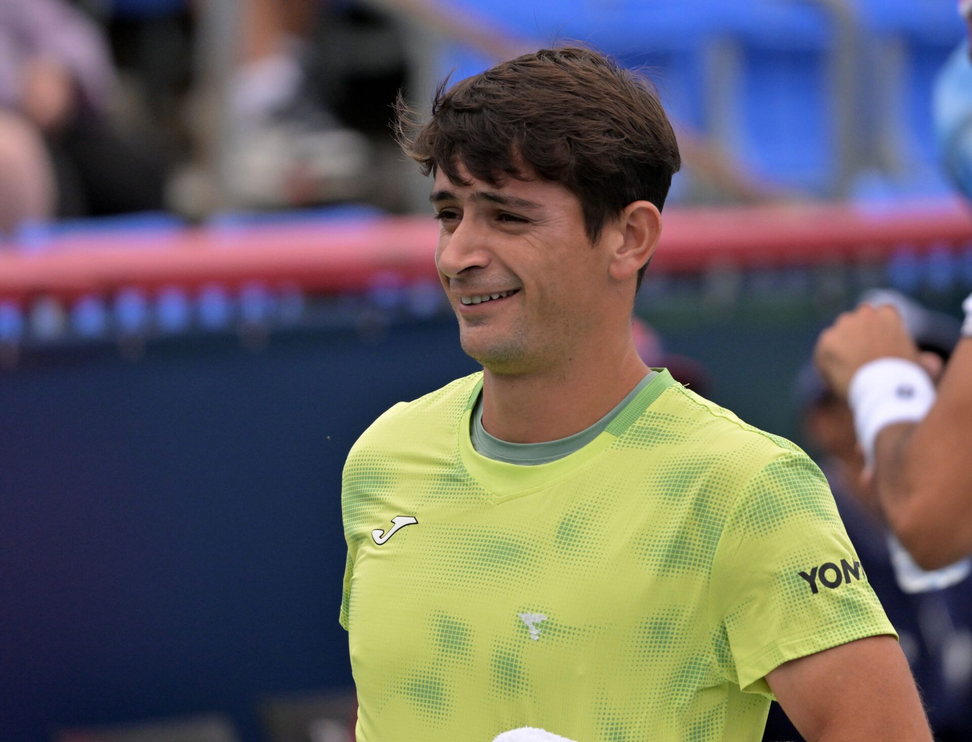 Mariano Navone (ARG) during first round play against Matteo Berrettini (ITA) at IGA Stadium.
