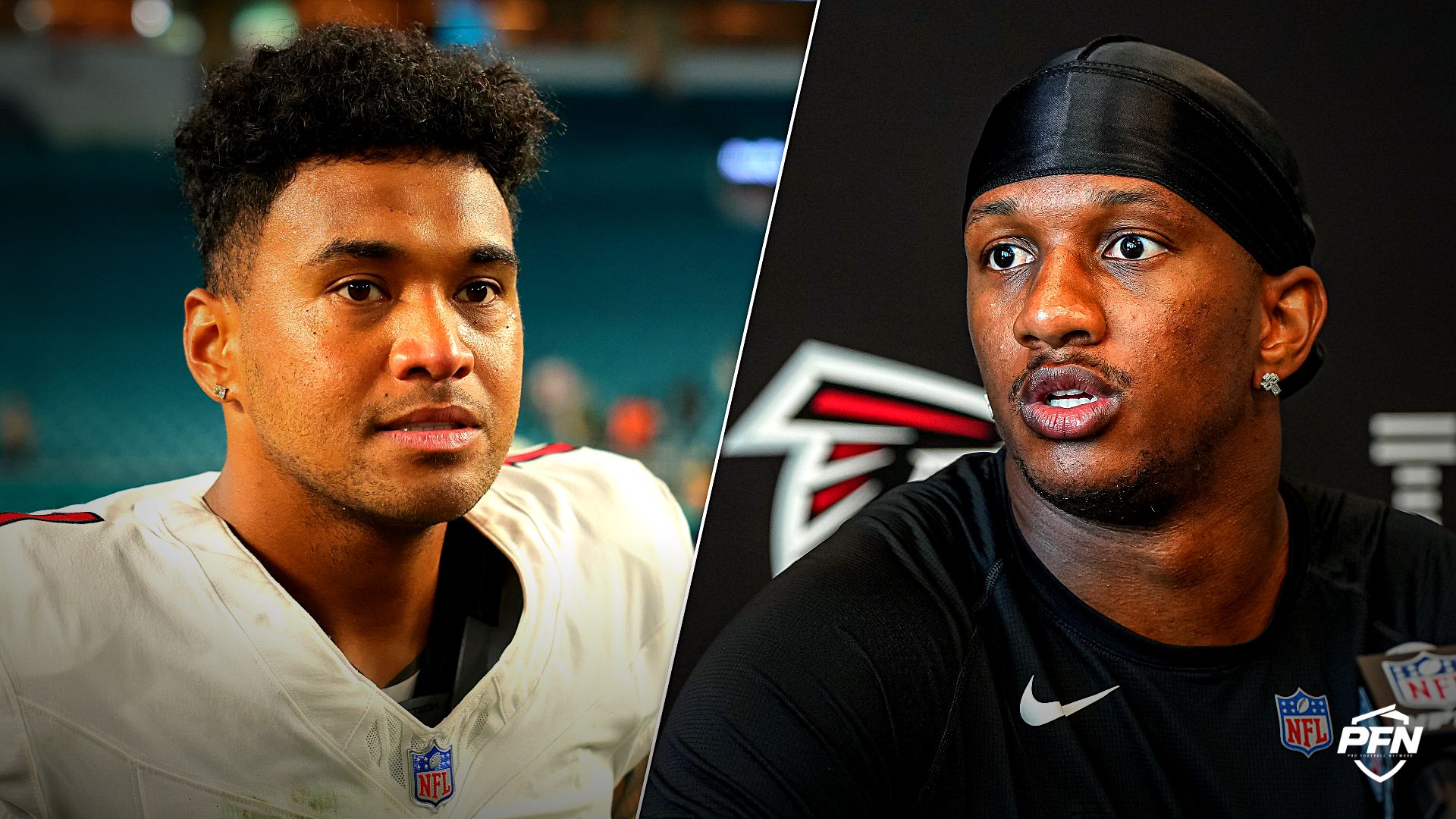 NFL Fans Mock Falcons for Delaying Tua Tagovailoa, Michael Penix Jr. QB1 Decision