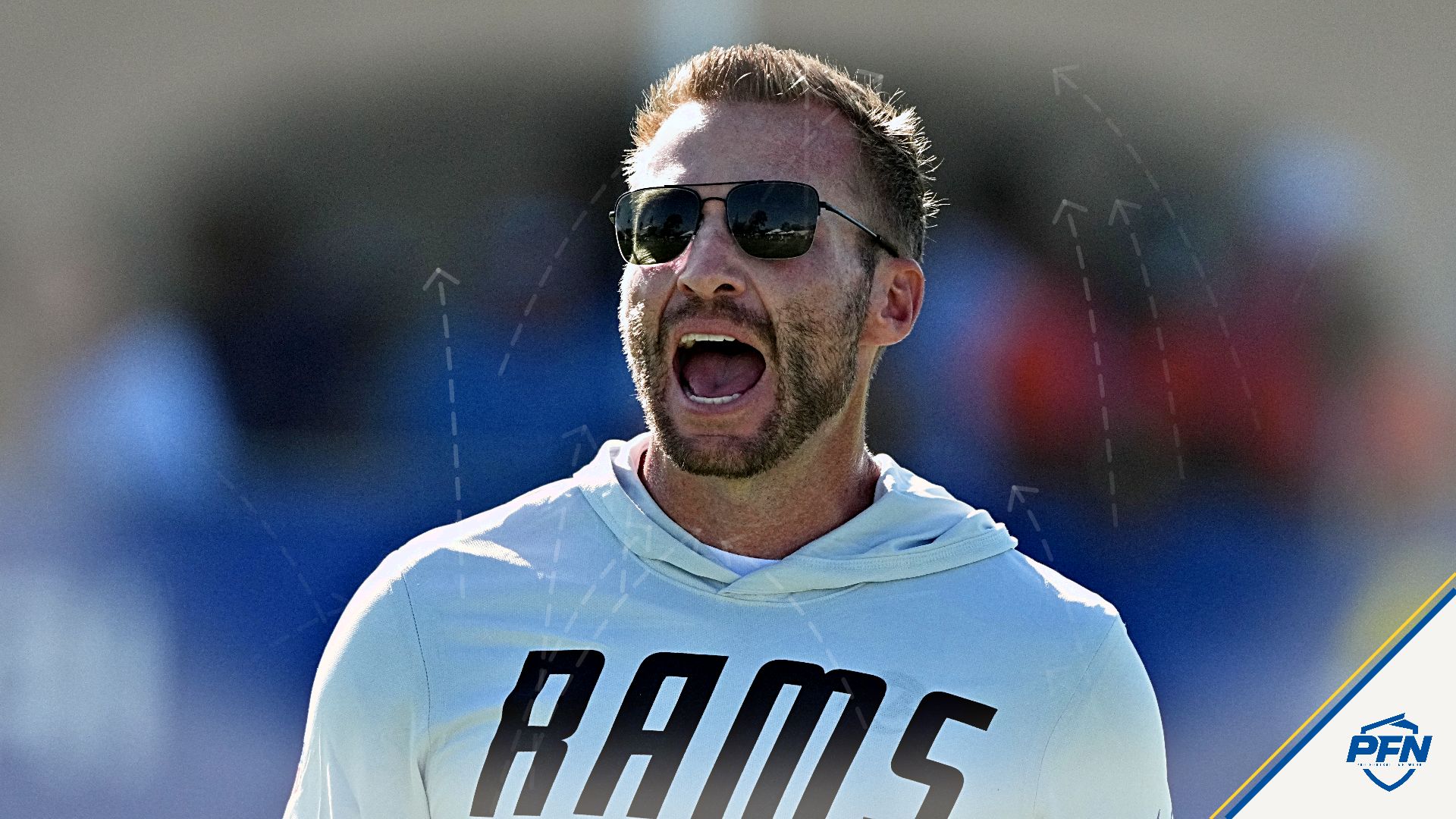 Los Angeles Rams head coach Sean McVay.