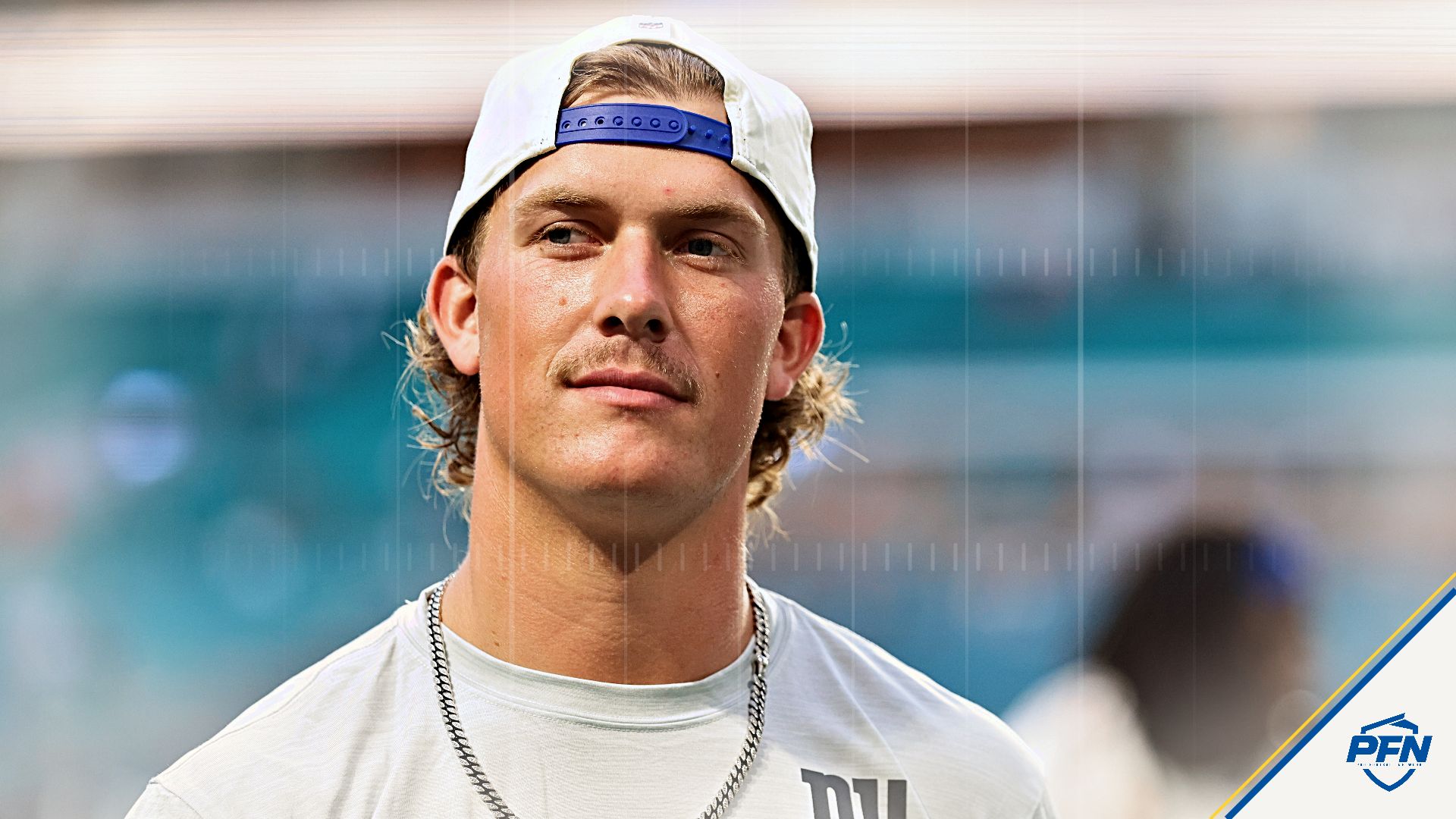 New York Giants quarterback Jaxson Dart.
