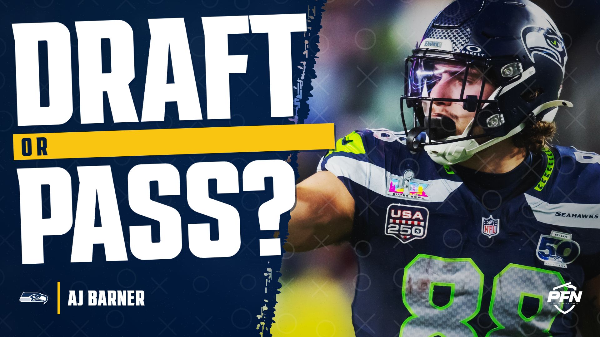 AJ Barner Fantasy Prediction 2026: