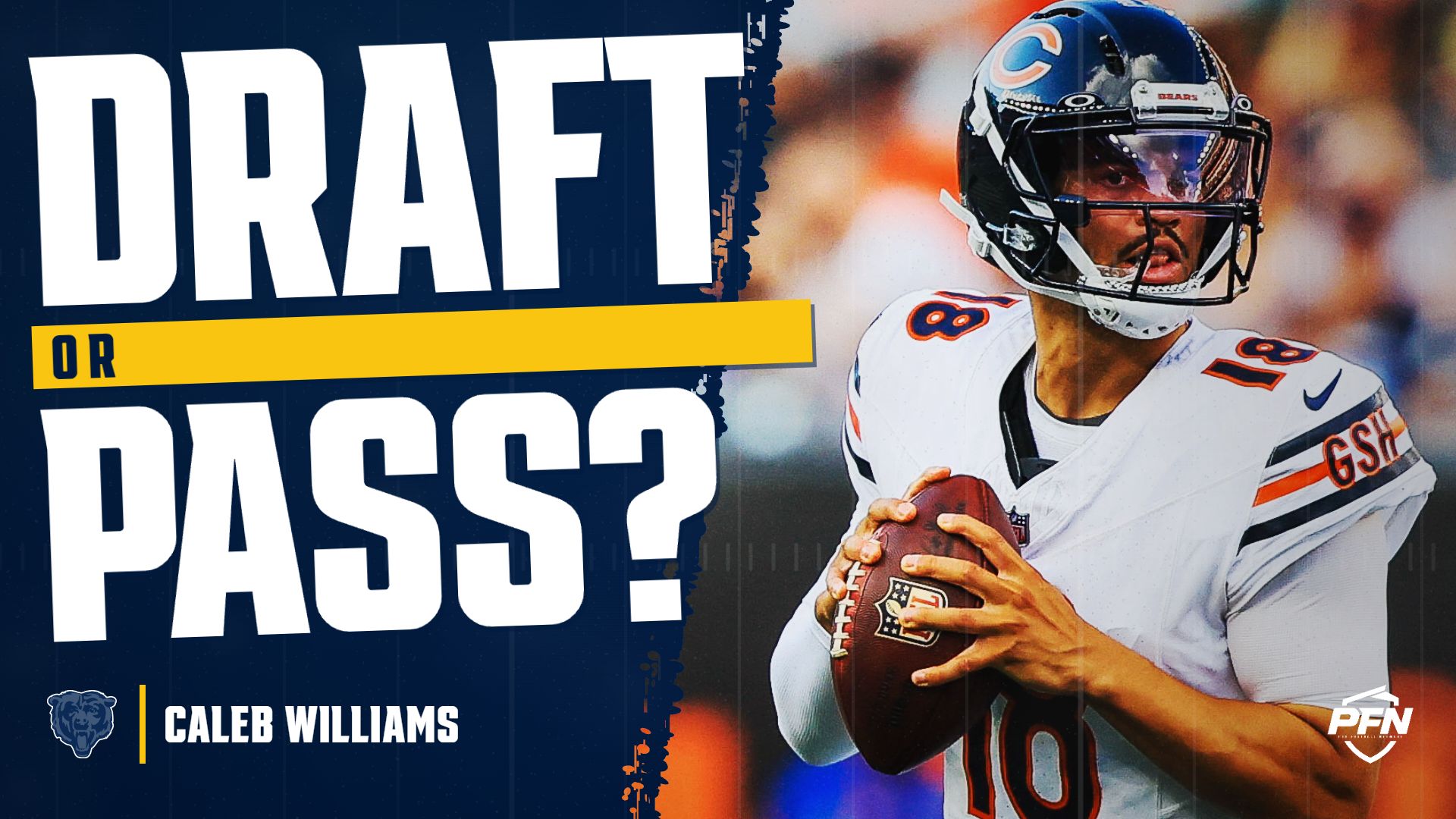 Caleb Williams Fantasy Prediction 2026: