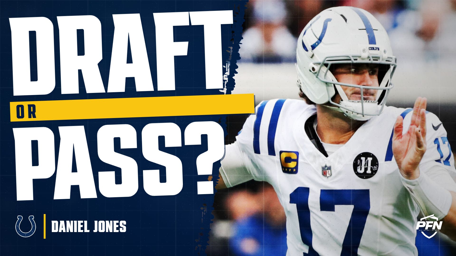 Daniel Jones Fantasy Prediction 2026: