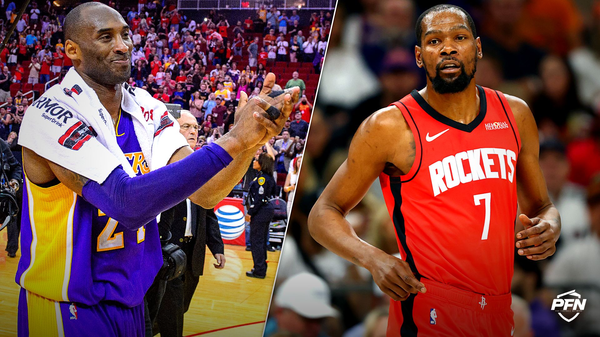 Kobe Bryant and Kevin Durant