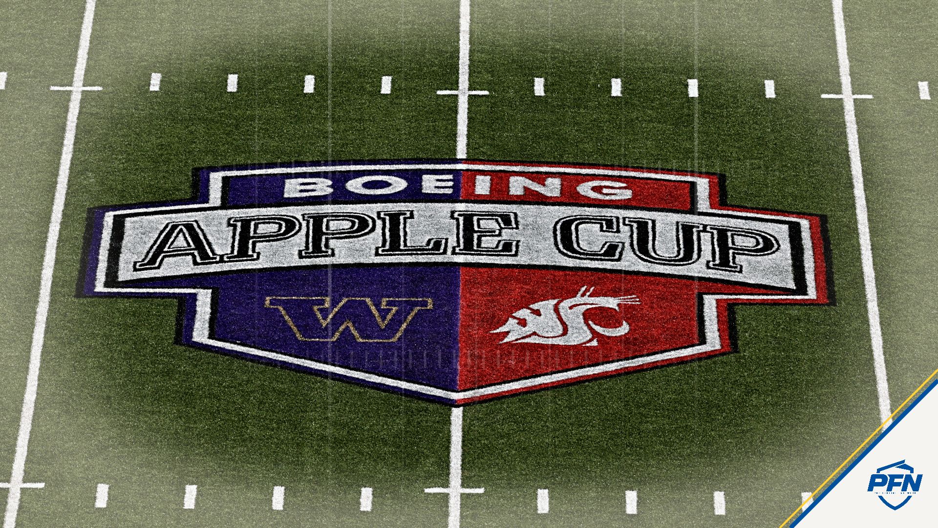 Apple Cup logo from Washington-Washington State game