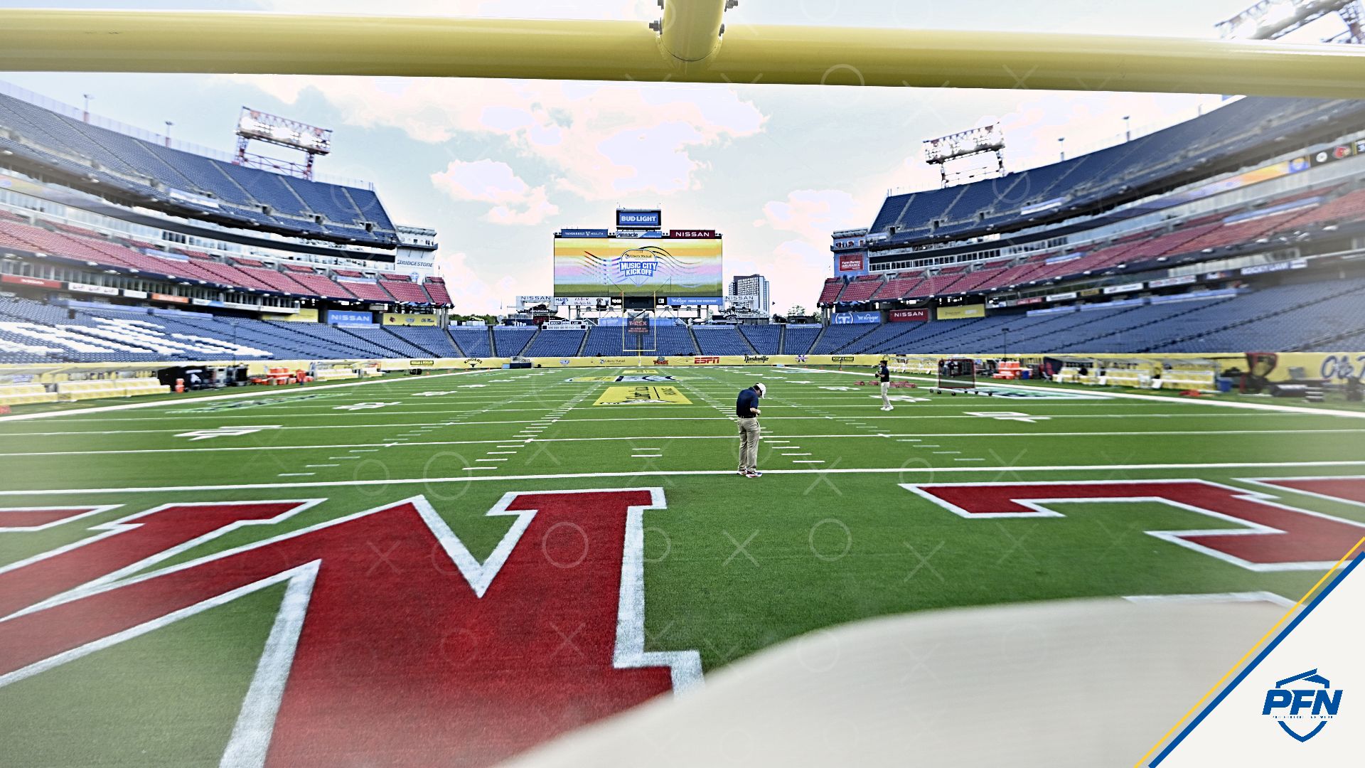 ‘Absolutely Hideous,’ ‘Disgusting’ — CFB Fans React to Sponsor-Saturated Field for Louisville vs. Ole Miss Clash