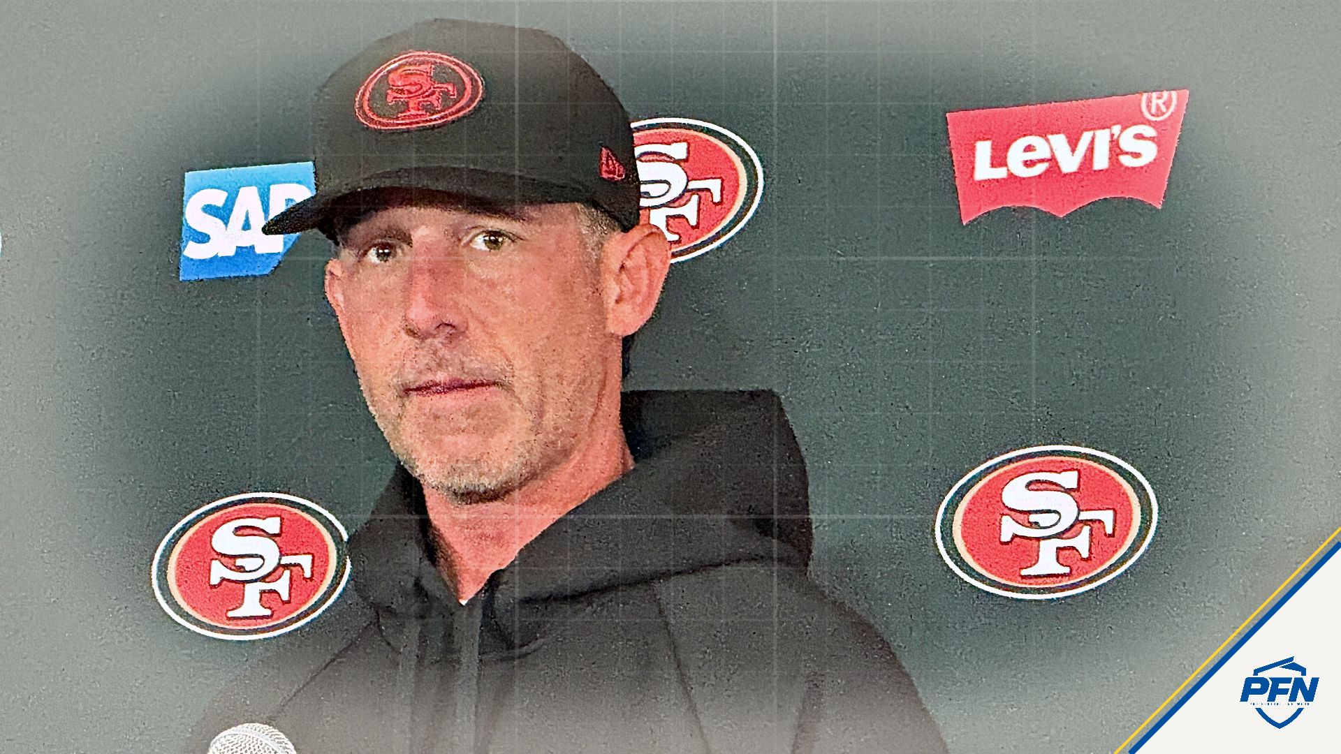 San Francisco 49ers coach Kyle Shanahan.