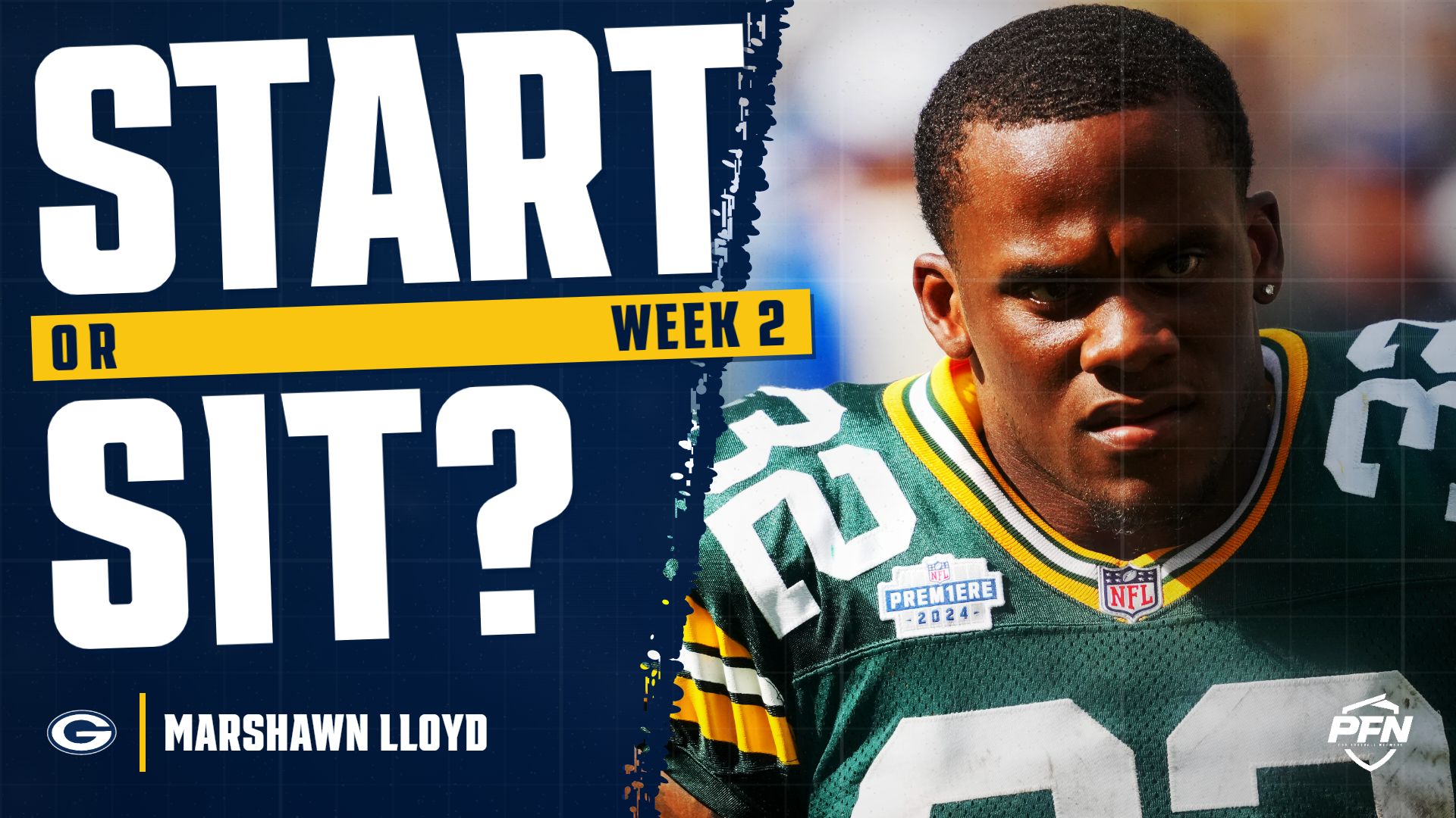MarShawn Lloyd Fantasy Week 2 Start or Sit: Hold Him, Don’t Play Him