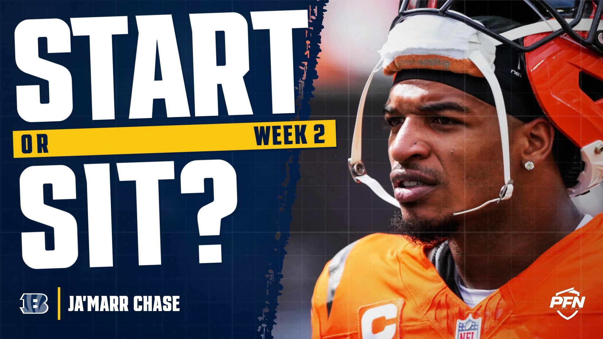 Ja’Marr Chase Fantasy Week 2 Start or Sit: Start Him, 12 Yards and All