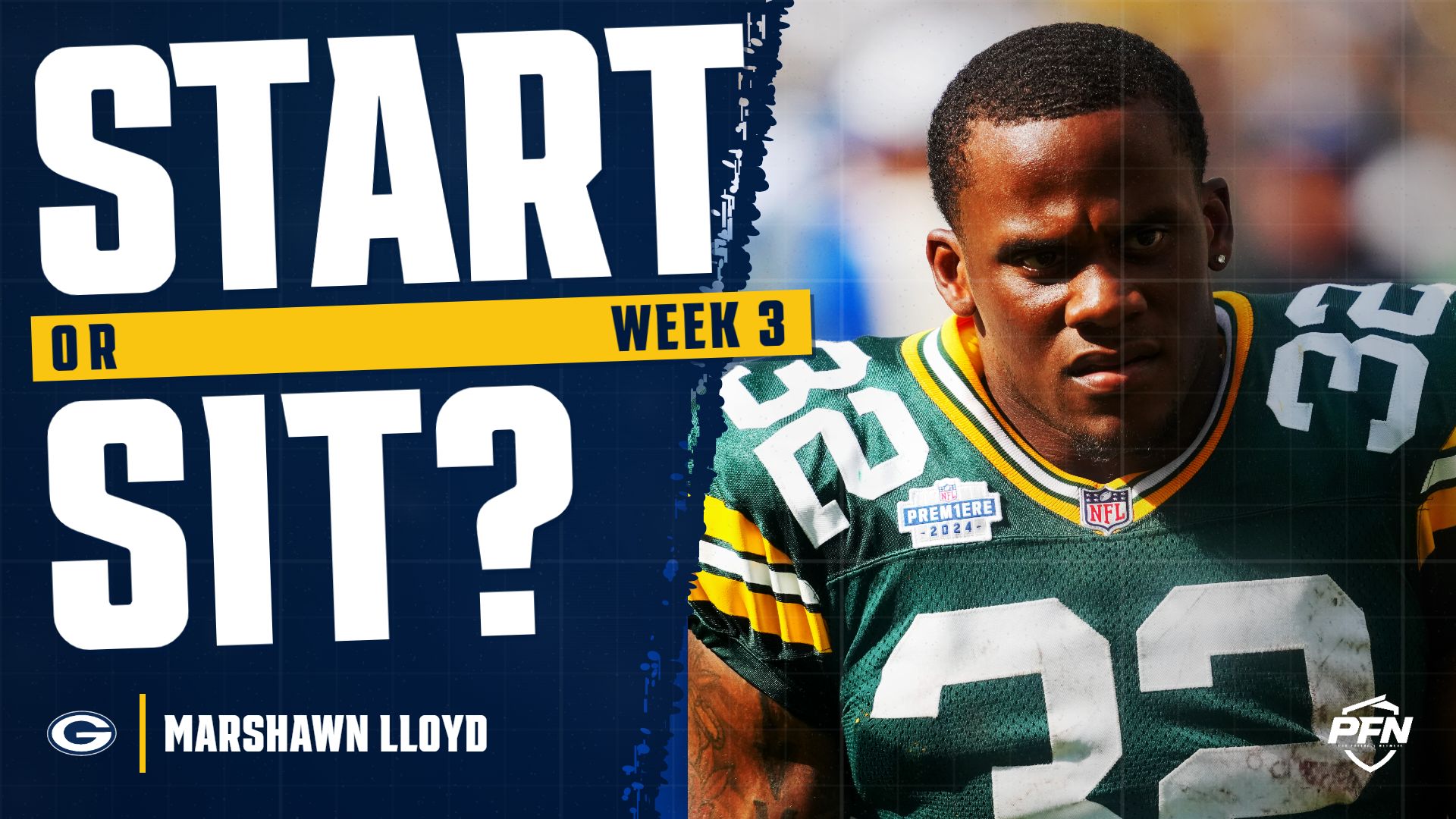 MarShawn Lloyd Fantasy Week 3 Start or Sit: Do Not Go This Direction