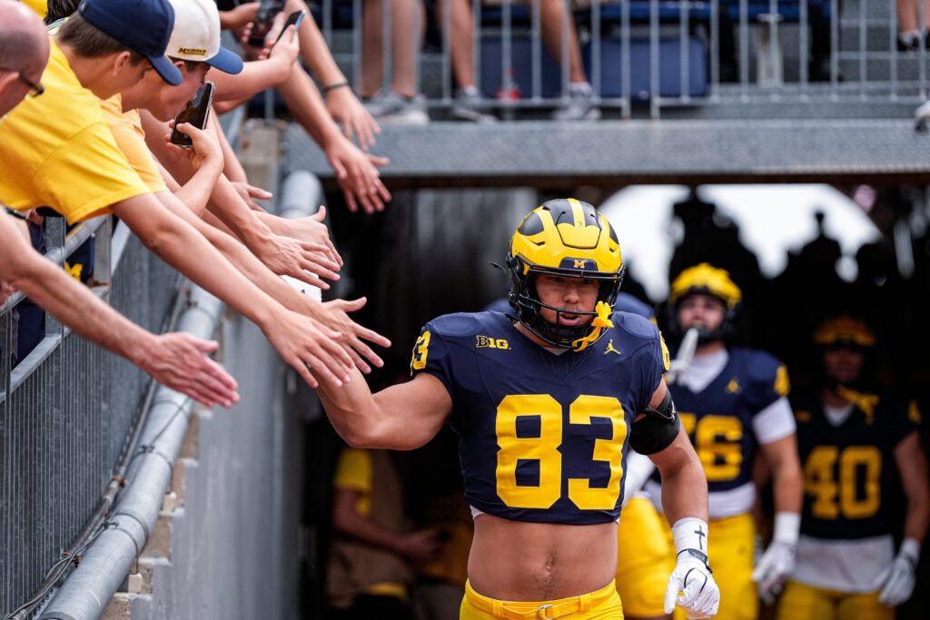 Michigan TE Zack Marshall apologizes after leaked texts rip Jason Beck's offense
