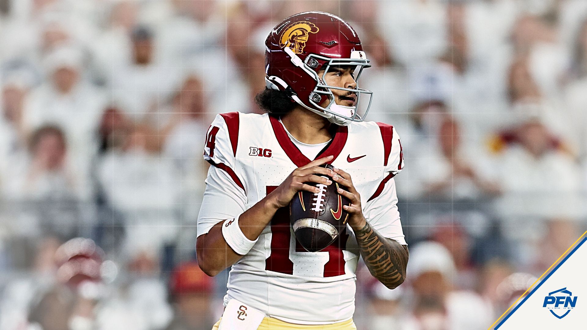 Maiava’s Masterclass: USC Quarterback Dazzles with 301 Yards, No Interceptions to Down Penn State in White Out Thriller